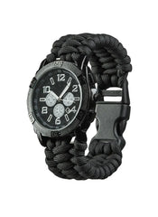 Ceas Paracord Uhr Black