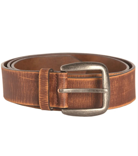 Centură Maro Vintage din Piele 4 cm – Eleganță Clasică cu Finisaj Retro și Rezistență Sporită