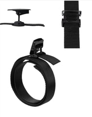 Centură Neagră Elastică 38 mm cu Cataramă Quick-Release YKK® – Confort Tactic, Flexibilitate și Zero Metal