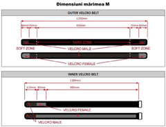 Centura Tactica Dubla 125 Cm