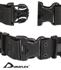 Centură Tactică US Black LC2 cu Cataramă Duraflex® – 6 cm, Ocheți Metalici, Fixare Cop-Lok®