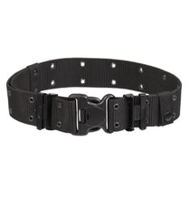 Centură Tactică US Black LC2 cu Cataramă Duraflex® – 6 cm, Ocheți Metalici, Fixare Cop-Lok®