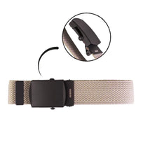 Centură Web Bej cu Cataramă Neagră – Contrast Tactic, Confort Reglabil și Stil Versatil