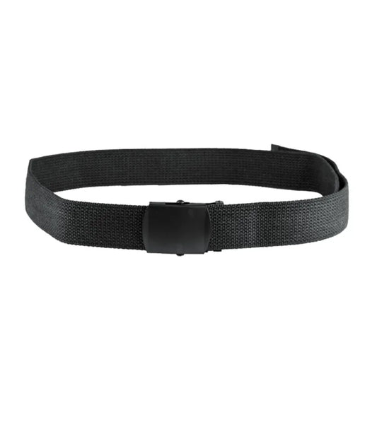 Centură Web Neagră 38 mm cu Cataramă Mată – Discreție Tactică, Putere și Stil Funcțional