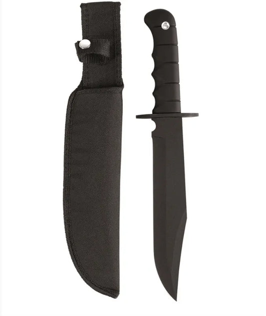 Combat Knife cu Lamă Bowie – Tactic, Impunător și Gata de Acțiune