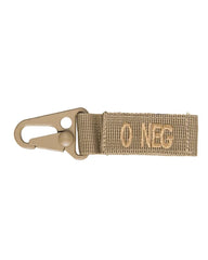 Coyote Tactical Keyholder – Grupa Sanguină 0 Negativ (Set 5 bucăți)