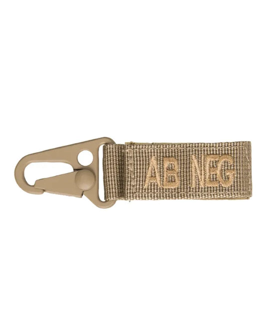 Coyote Tactical Keyholder – Grupa Sanguină AB Negativ (Set 5 bucăți)
