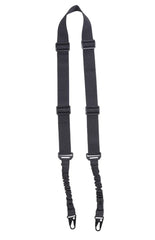 Curea Tactică Neagră 2-Point cu Bungee – Sling Reglabil pentru Arme Lungi