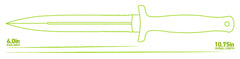 Cutit Militar Schrade Needle Serrated Fixed Blade