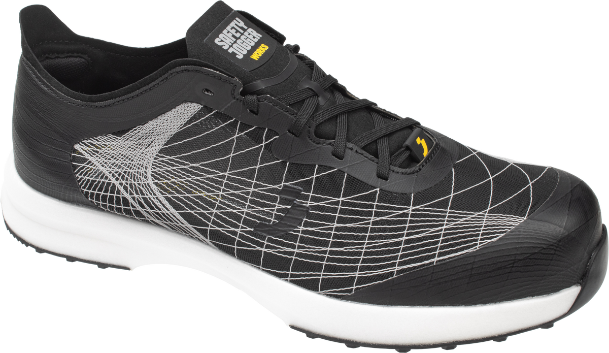 Pantofi de Protecție Feather S1PS Safety Jogger Negri – Bombeu Carbon, 275 g - poza 6