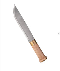 FINN KNIFE 35CM – Cuțit Tradițional Nordic cu Lamă Lungă și Teacă din Piele Naturală