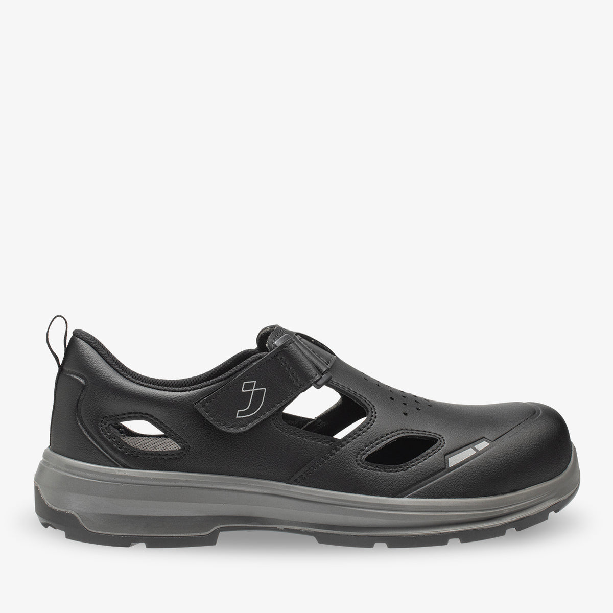 Sandale Flux S1PS Sandal Safety Jogger - Negru