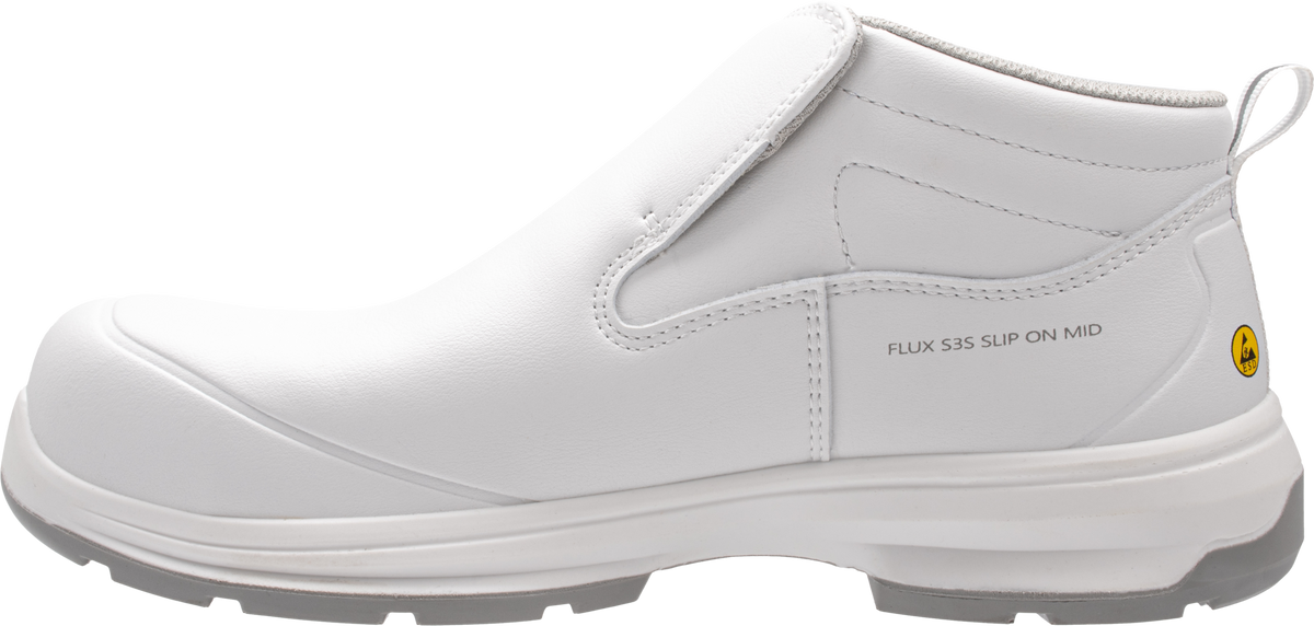 Gheată de Protecție Flux S3S Safety Jogger Albă – Lorica, Bombeu Nano Carbon - poza 5
