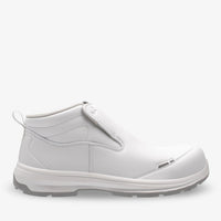Gheată de Protecție Flux S3S Safety Jogger Albă – Lorica, Bombeu Nano Carbon - poza 1
