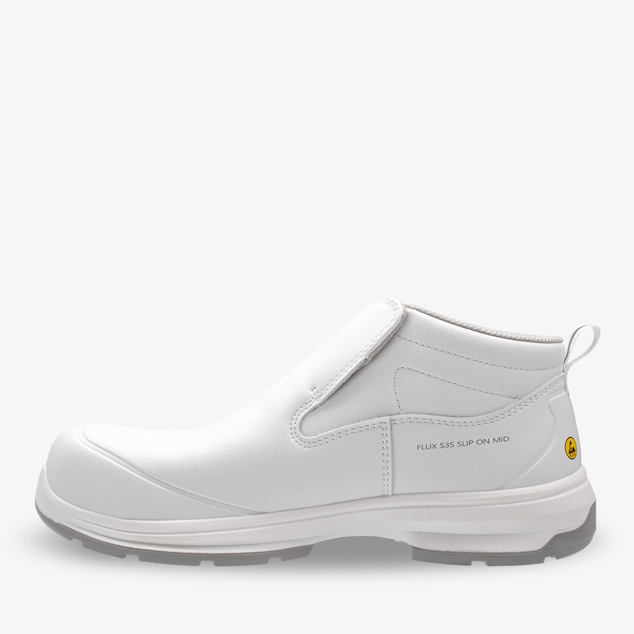 Gheată de Protecție Flux S3S Safety Jogger Albă – Lorica, Bombeu Nano Carbon - poza 2