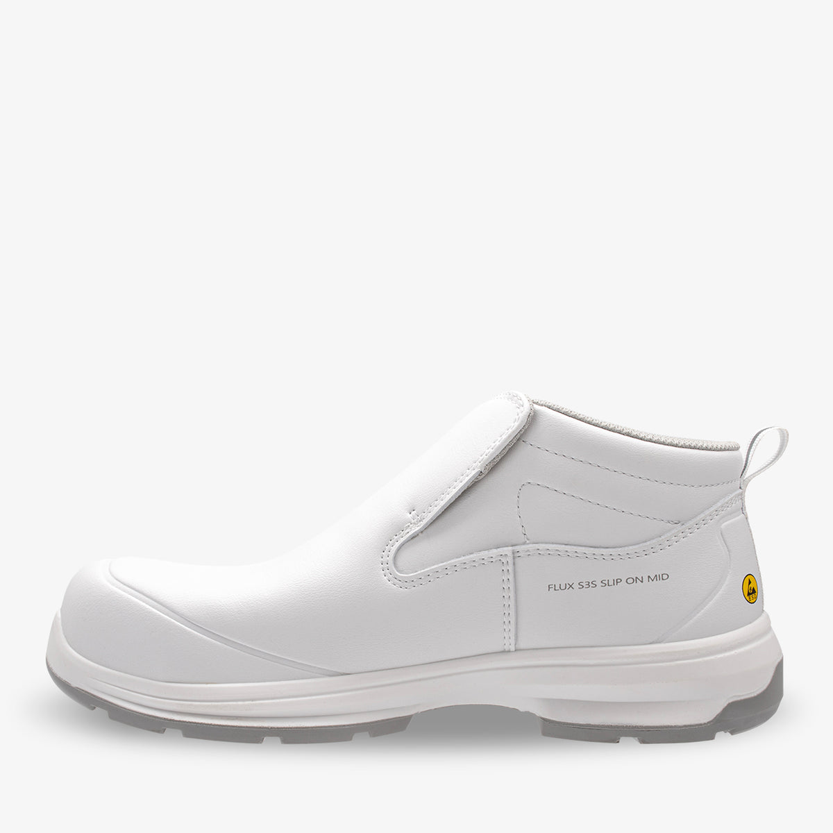 Gheată de Protecție Flux S3S Safety Jogger Albă – Lorica, Bombeu Nano Carbon - poza 2