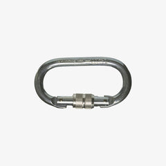 Carabină din oțel cu închidere cu șurub Condor Carabiner Safety Jogger