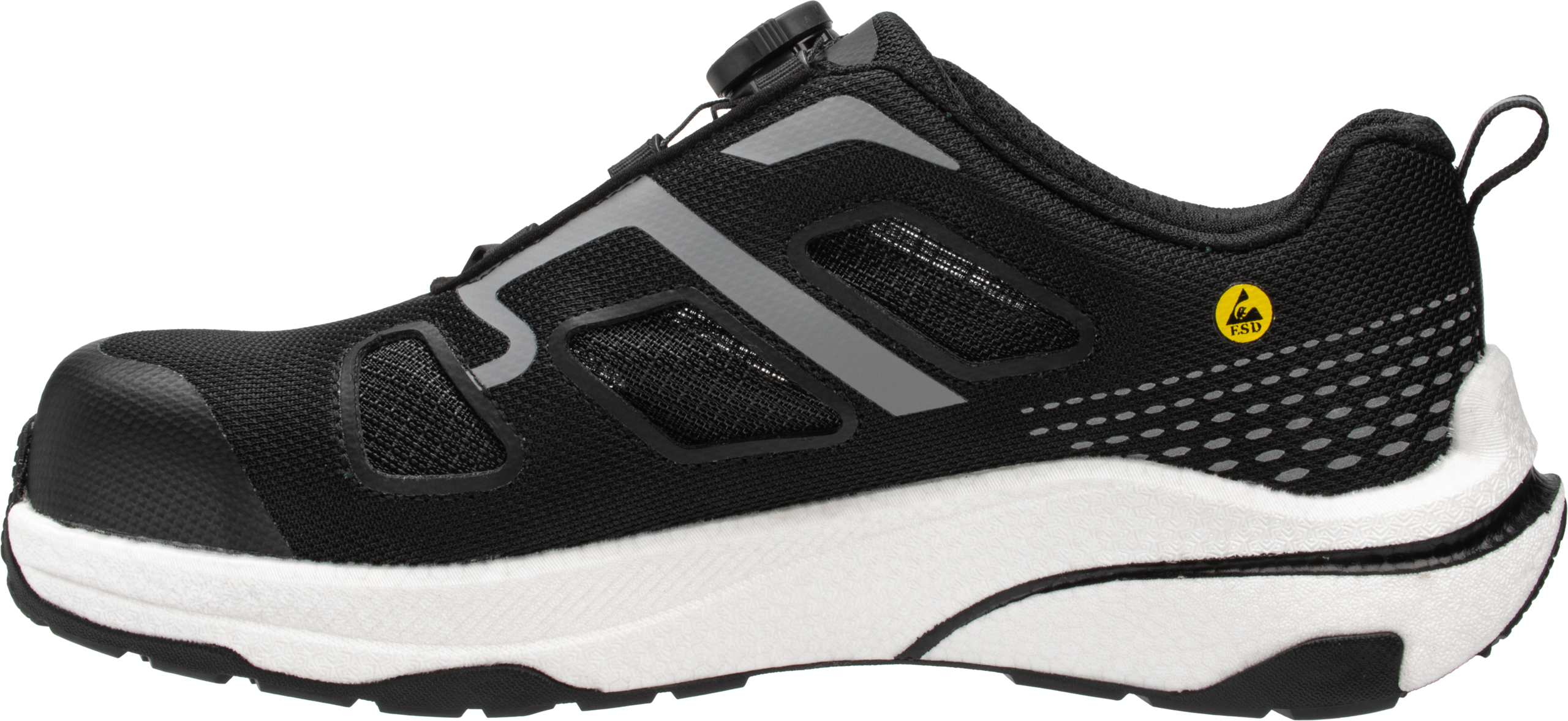 Sandale de Protecție Freedom S1PS Safety Jogger Negre – Fără Metal, Respirabile - poza 5