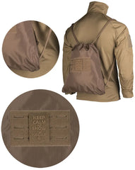 Geantă Sport Dark Coyote HEXTAC® – 7L, Stil Tactic cu Sistem Laser-Cut și Compartimentare Inteligentă