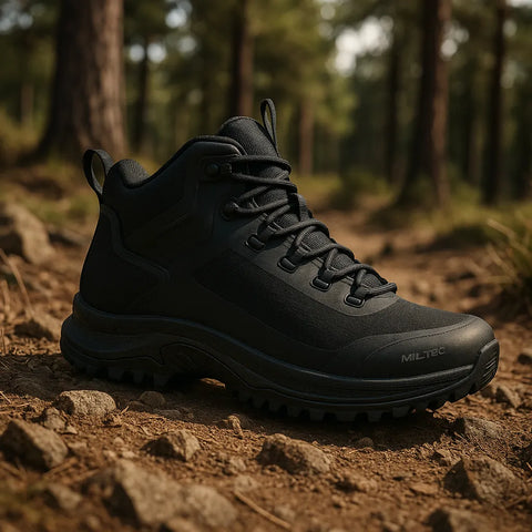 Ghete Tactice Assault Stiefel Mid Dark Black