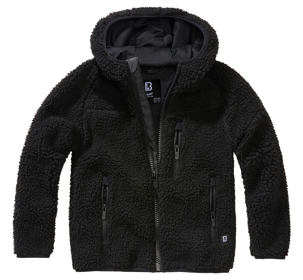 HANORAC COPII TEDDYFLEECE BLACK