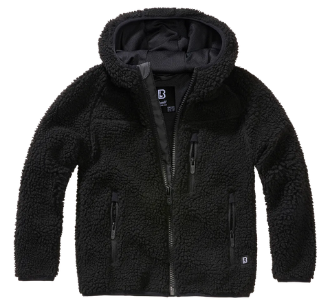 HANORAC COPII TEDDYFLEECE BLACK