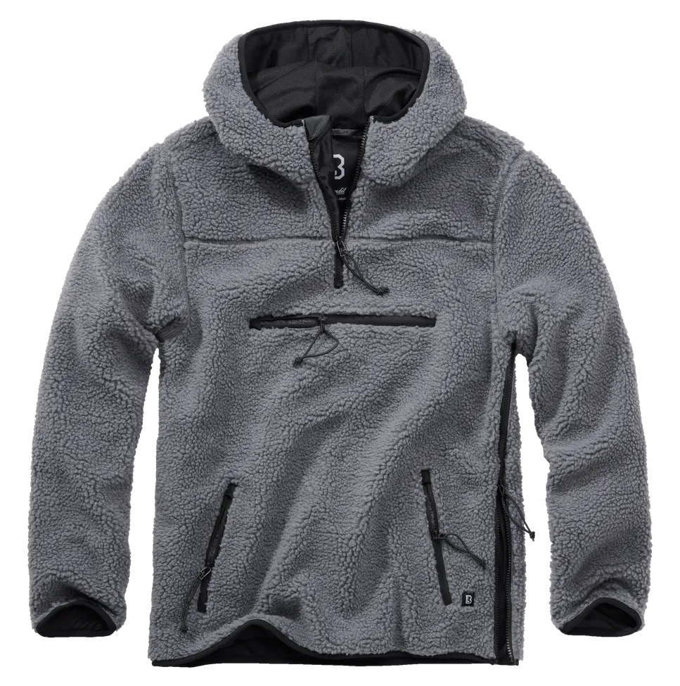 Hanorac Teddyfleece Worker Pullover Anthracite