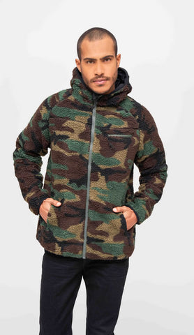 Hanorac Teddyfleece Worker Woodland