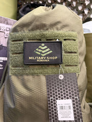 Patch Military Shop Romania Black 8 x 5 cm