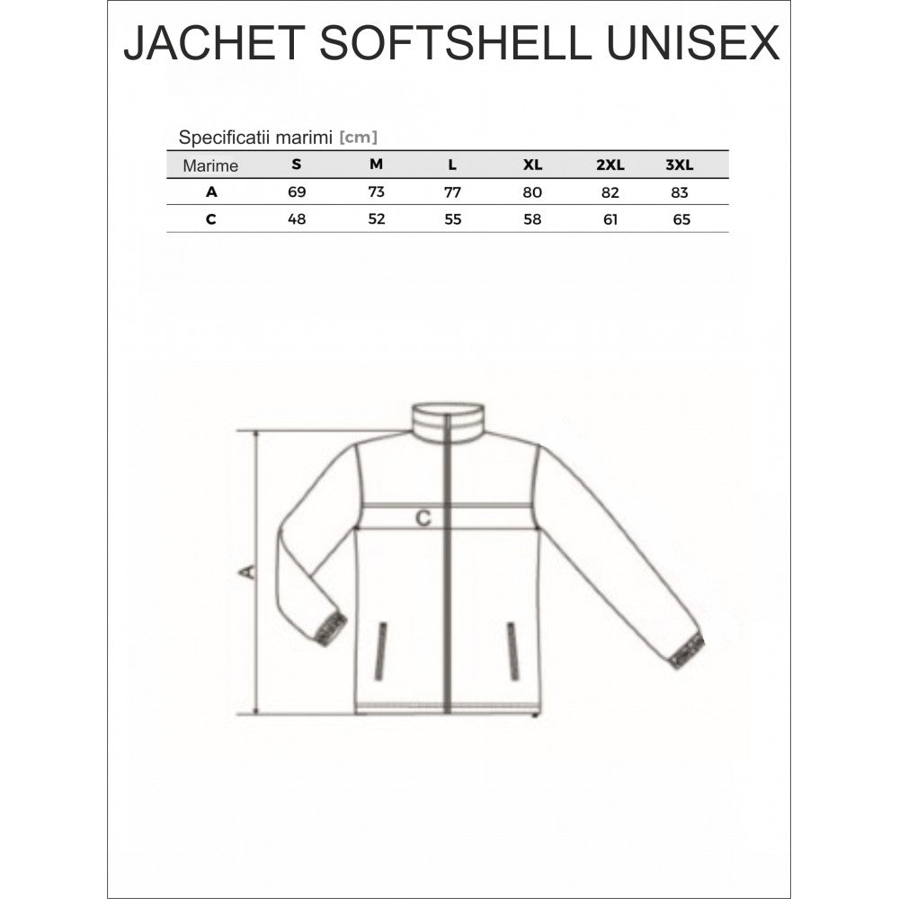 Jacheta Softshell Politia Locala Cu Gluga si Mesada
