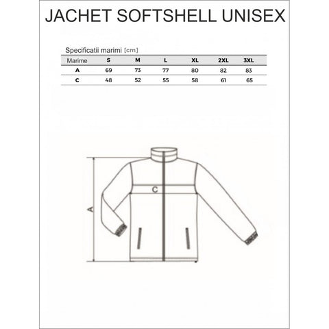 Jacheta Softshell Politia Locala Cu Gluga si Mesada