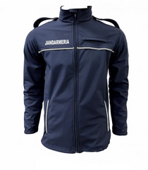Jacheta Softshell Unisex Jandarmeria Romana cu Mesada si Gluga