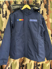 Jacheta Softshell Unisex PRO Cu Gluga Si Mesada Jandarmeria Romana