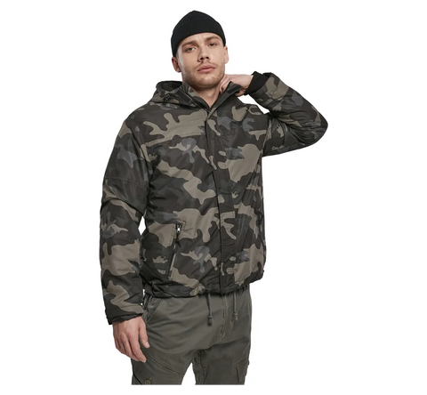 Jacheta Windbreaker Cu Fermoar Darkcamo
