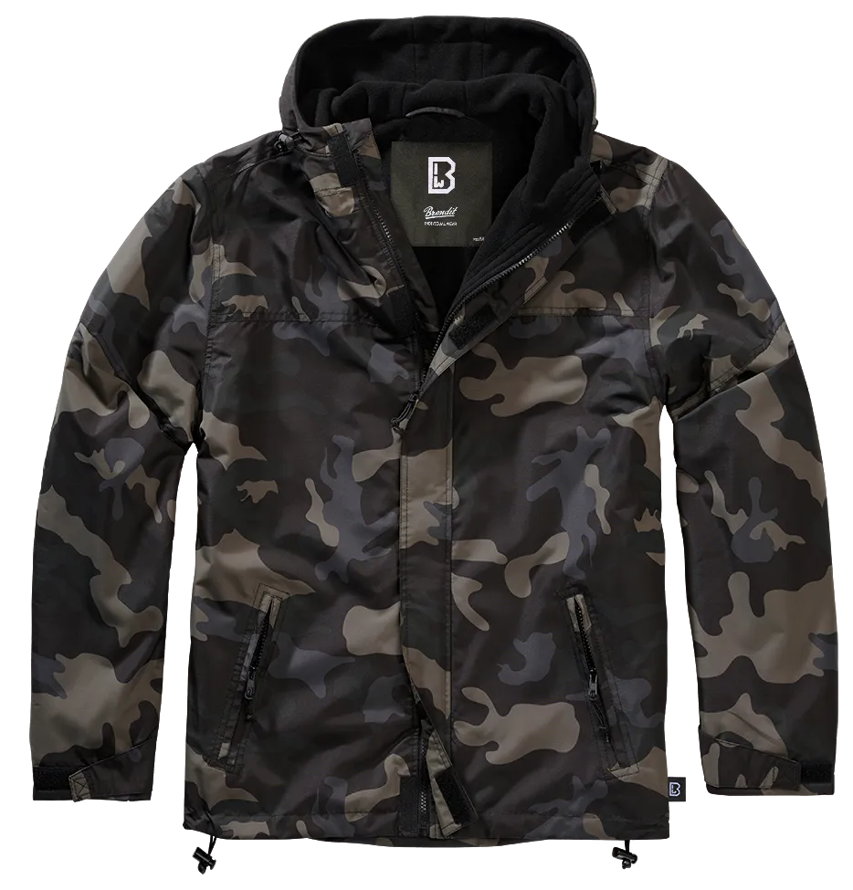 Jacheta Windbreaker Cu Fermoar Darkcamo