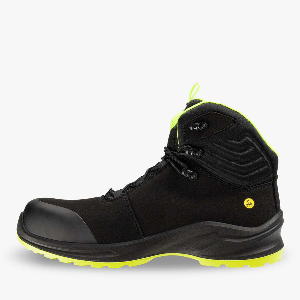 Gheată de Protecție Modulo S3S Safety Jogger Neagră – Bombeu Nano Carbon, Vegană - poza 2