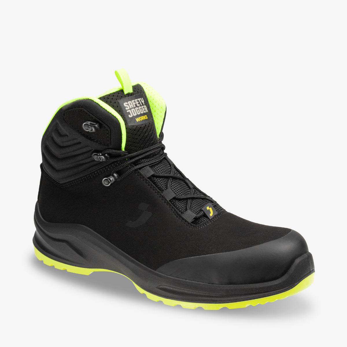 Gheată de Protecție Modulo S3S Safety Jogger Neagră – Bombeu Nano Carbon, Vegană - poza 3