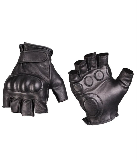 Manusi Tactice Fara Degete Black - Grip Maxim și Libertate de Mișcare