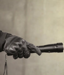 Manusi Tactice Mil-Tec Negre - Piele Naturală, Protecție Completă și Stil Militar