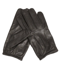 Mănuși Tactice Negre cu Căptușeală Kevlar® – Rezistență la tăiere, Protecție avansată, Piele naturală.