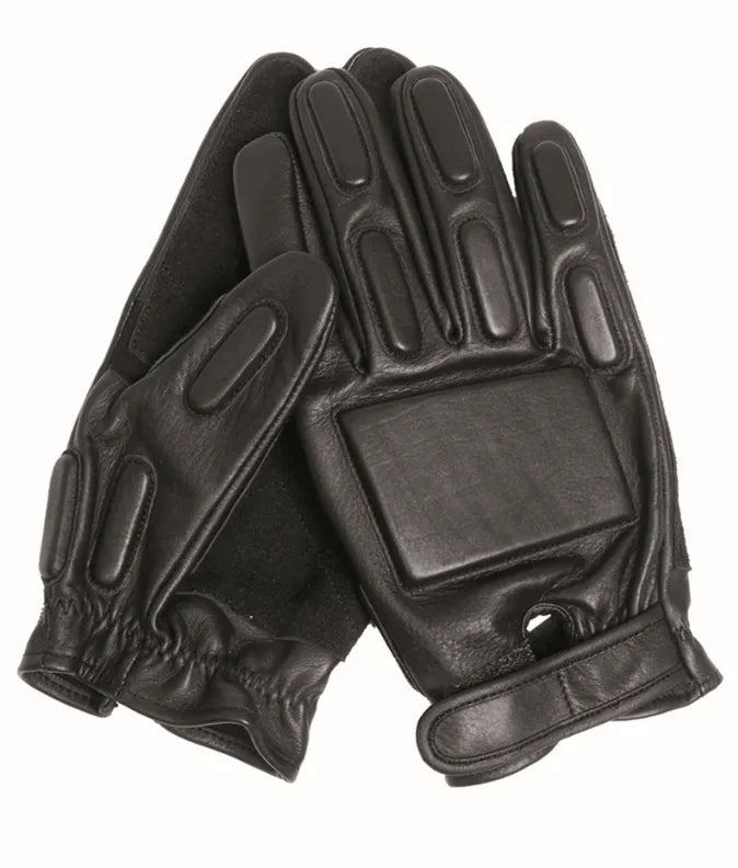 Mănuși de Luptă din Piele Neagră – SEC BLACK COMBAT GLOVES Protecție tactică, Grip superior, Stil militar
