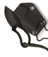 NECK KNIFE cu Lanț – Cuțit Compact din Inox cu Teacă Kydex®