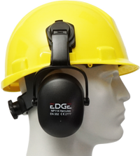 Căști Antifonice Hercules Earmuff Safety Jogger Negre – 30 dB, Cupe Reglabile - poza 2