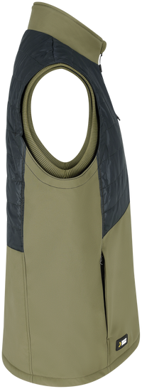 Vestă Oak Body Warmer Safety Jogger Kaki/Negru – Hibrid Softshell, 4 Buzunare - poza 9