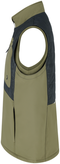 Vestă Oak Body Warmer Safety Jogger Kaki/Negru – Hibrid Softshell, 4 Buzunare - poza 10