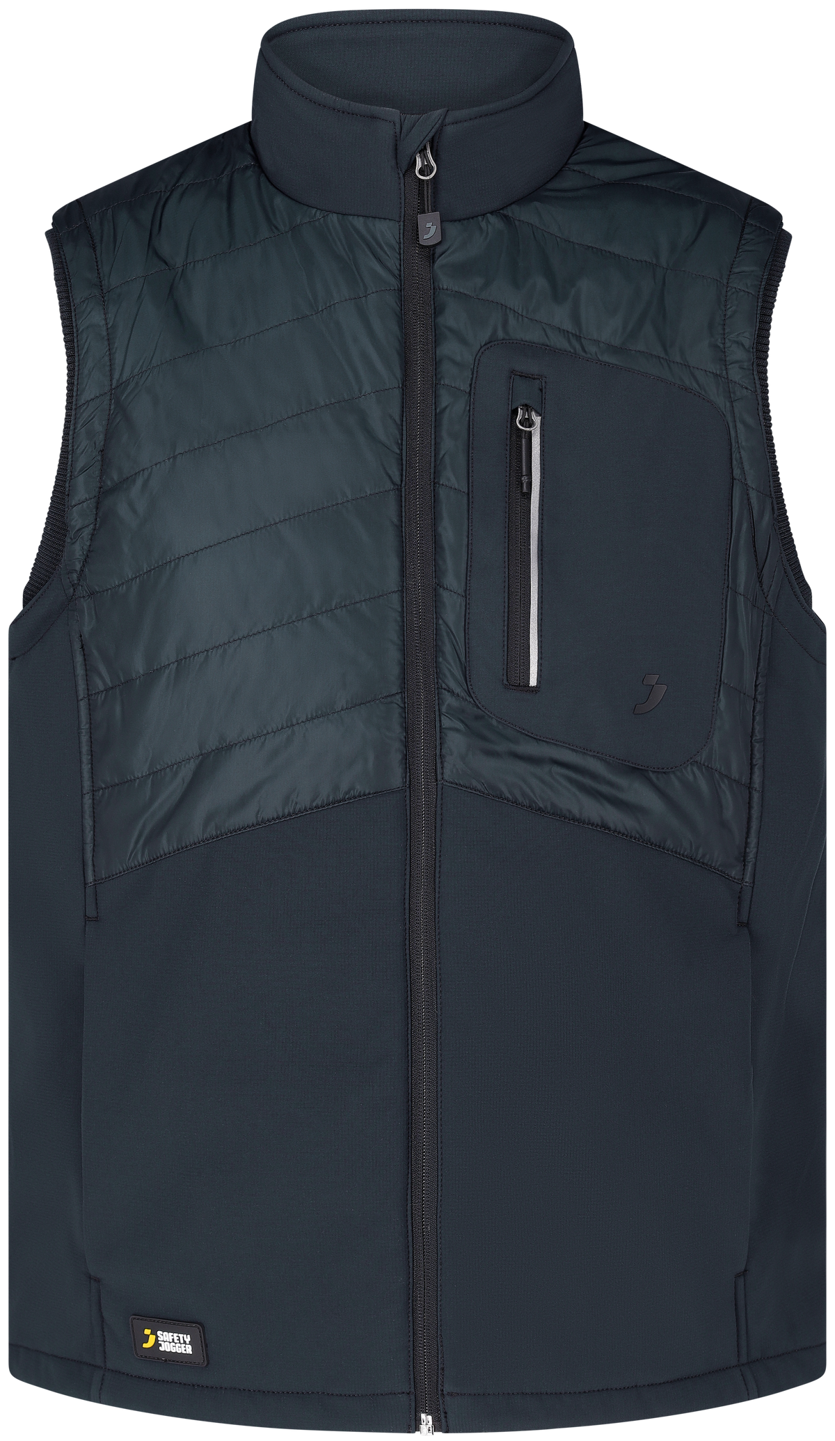 Vestă Oak Body Warmer Safety Jogger Steel Blue – Softshell, 4 Buzunare - poza 6