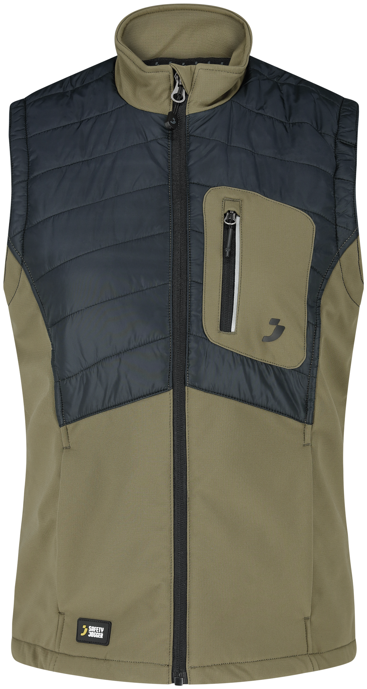 Vestă Oak W Safety Jogger Kaki/Neagră – Softshell, Rezistentă la Vânt - poza 6