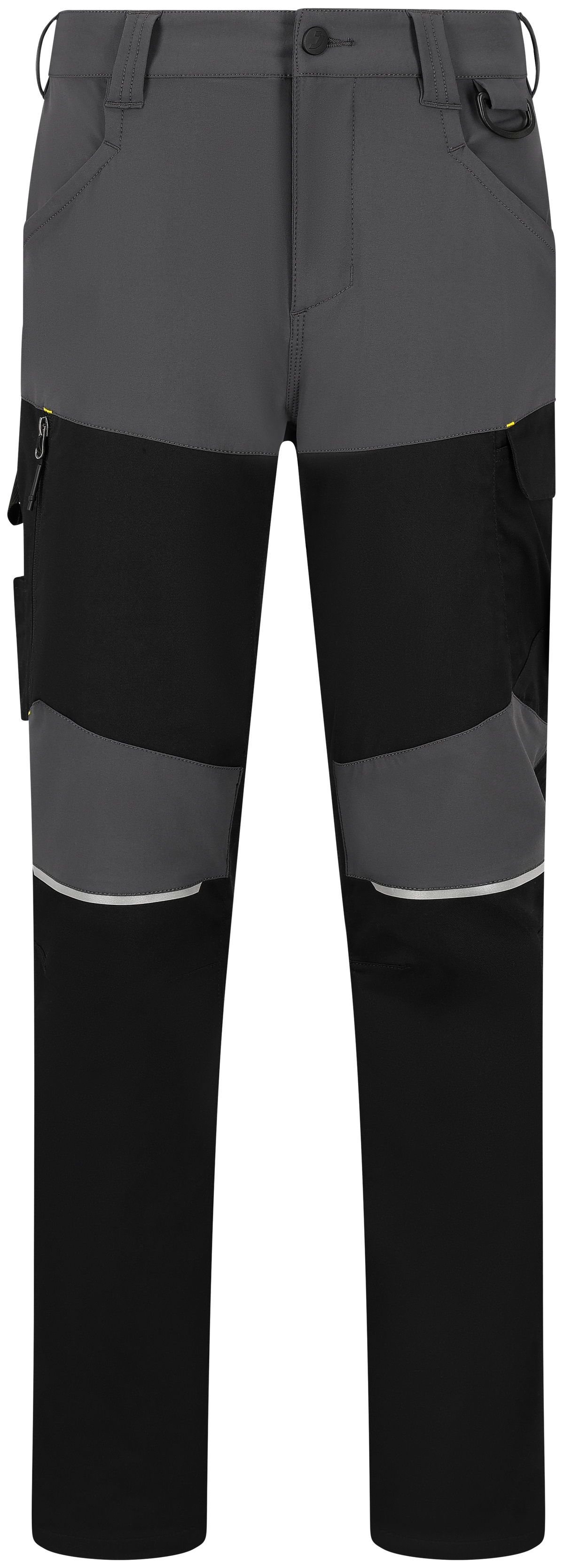 Pantaloni de Lucru Oak Safety Jogger Gri Închis/Negru – Talie Elastică, Inel-D - poza 7