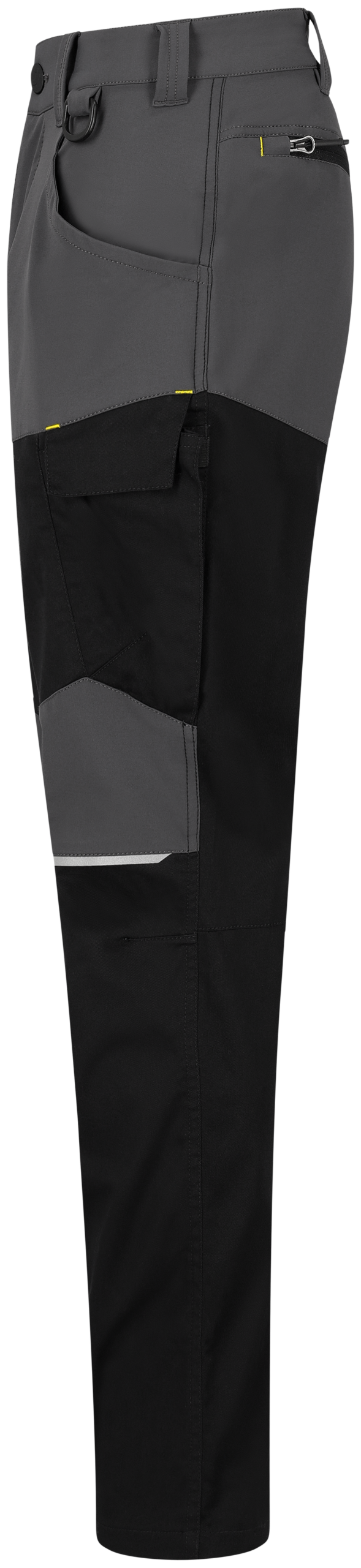 Pantaloni de Lucru Oak Safety Jogger Gri Închis/Negru – Talie Elastică, Inel-D - poza 11