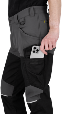 Pantaloni de Lucru Oak Safety Jogger Gri Închis/Negru – Talie Elastică, Inel-D - poza 13